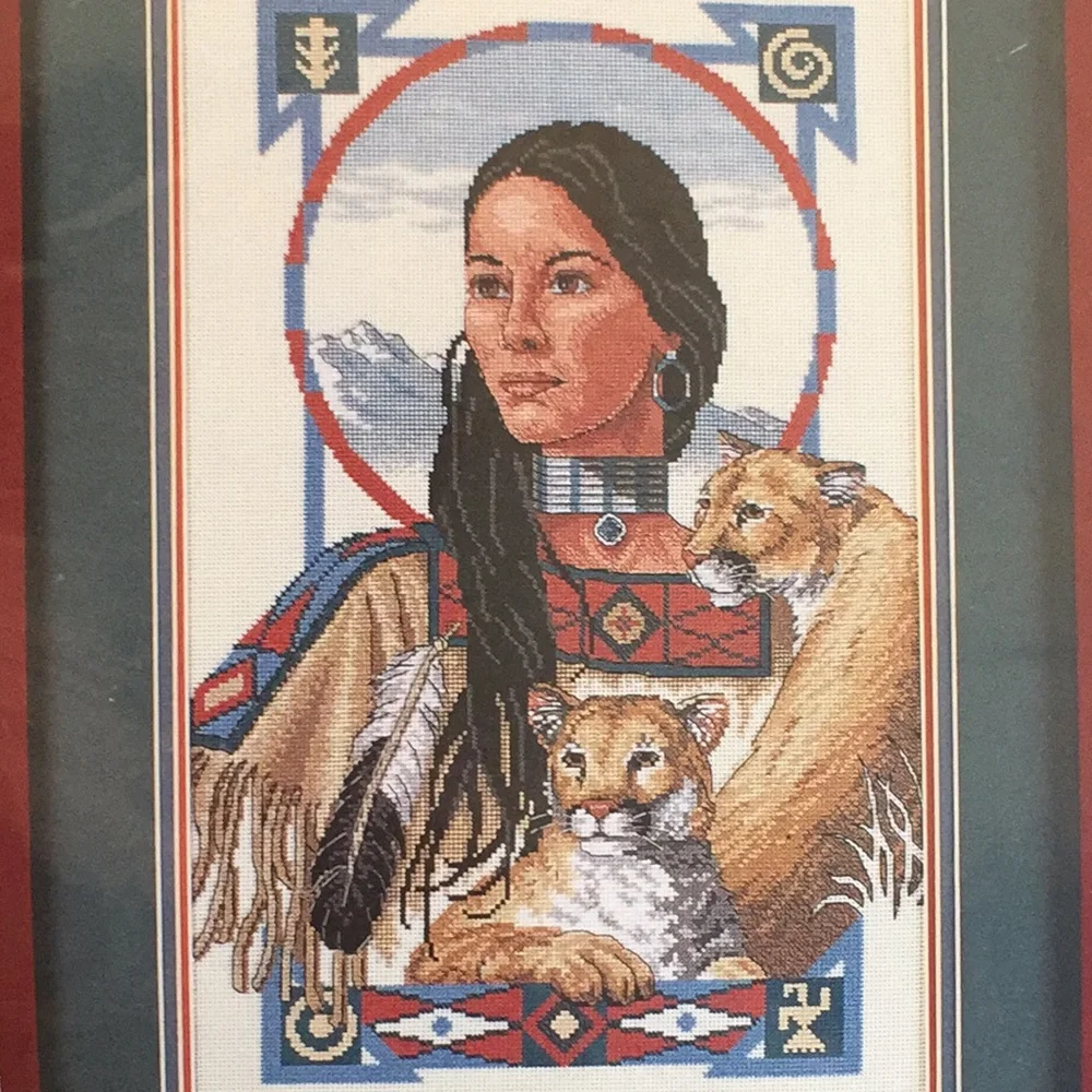 New Spirit Of The Cougar Cross Stitch Kit - Picture 4 of 12